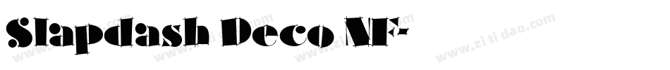 Slapdash Deco NF字体转换